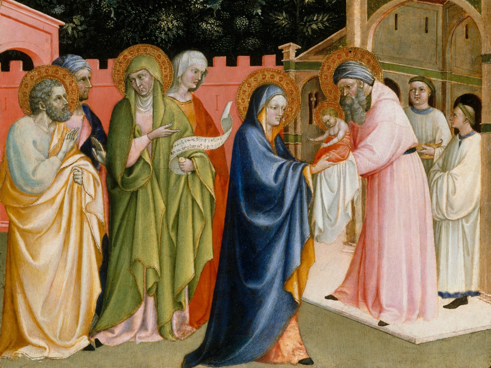 "The Presentation in the Temple" (circa 1430) by Portuguese artist Alvaro Pirez (Metropolitan Museum of Art/Jack and Belle Linsky Collection) "The Presentation in the Temple" (circa 1430) by Portuguese artist Alvaro Pirez (Metropolitan Museum of Art/Jack and Belle Linsky Collection)